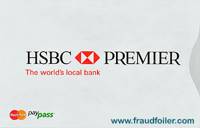 MasterCard PayPass protection from fraud with secure RFID chip card sleeve