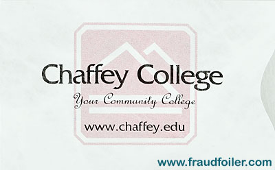 College ID cards protected from identity theft with secure protection RFID chip sleeve